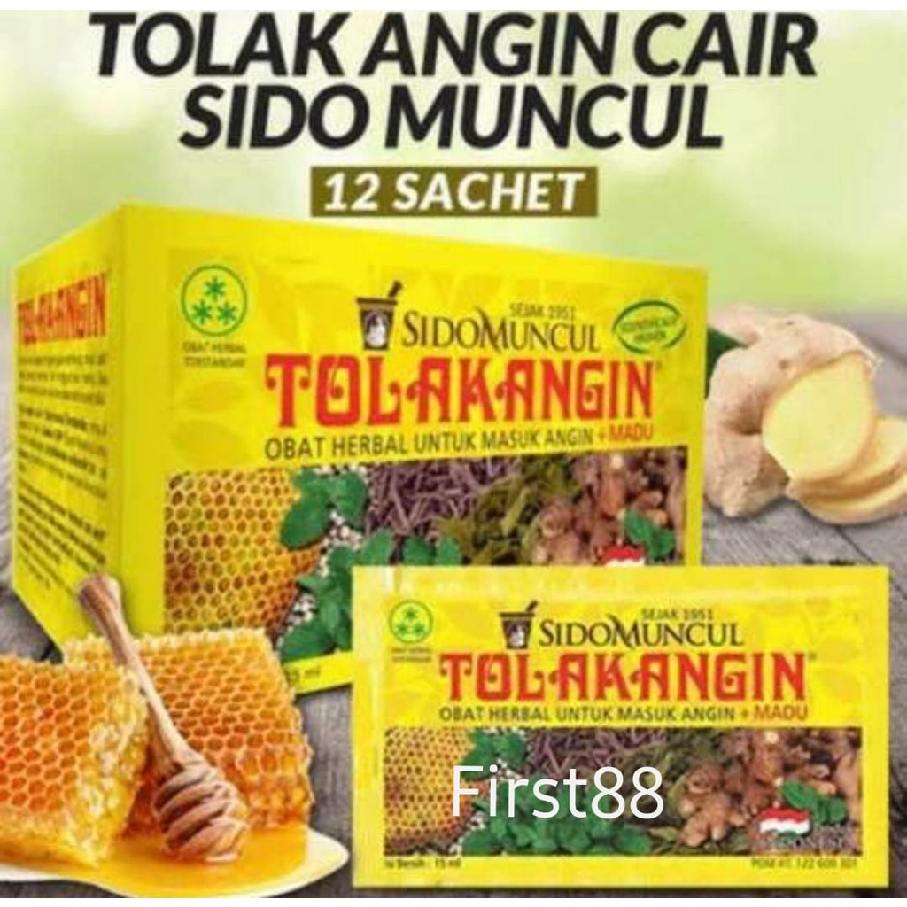 Tolak Angin Cair isi 12 Sachet Dewasa Sido Muncul