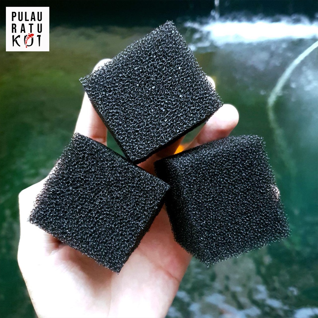 bio foam media filter mekanis dan biologis kolam koi 5 x 5 x 5 cm biofoam bio blox bioblox