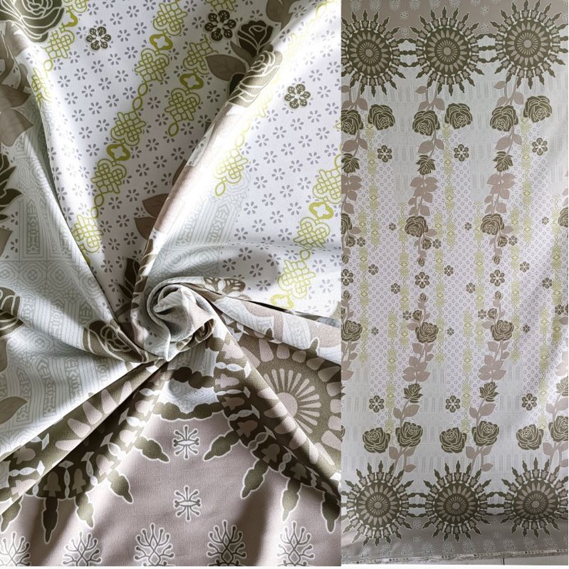 Kain Maxmara Luxury Motif Terbaru Renata harga setengah meter