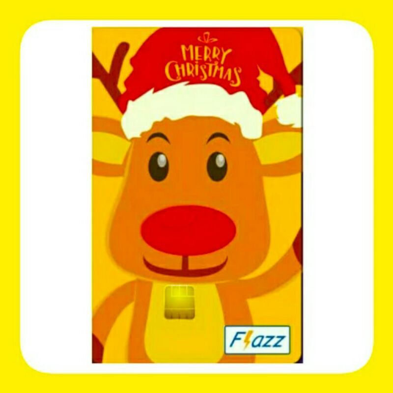 Flazz BCA edisi Christmas ORI /Like eTOLL eMONEY Tapcash or Brizzi