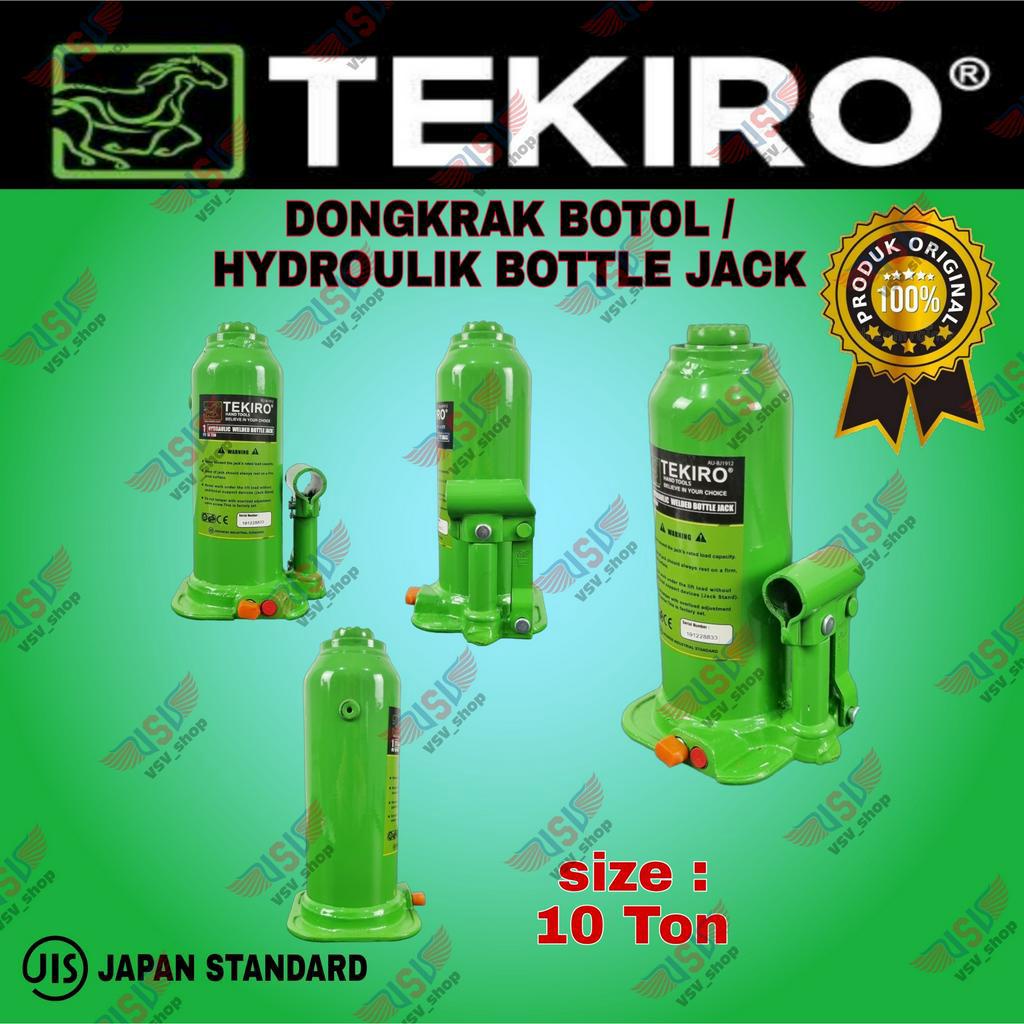 Tekiro Dongkrak Botol 10 Ton / hydraulic jack bottle 10 ton Tekiro