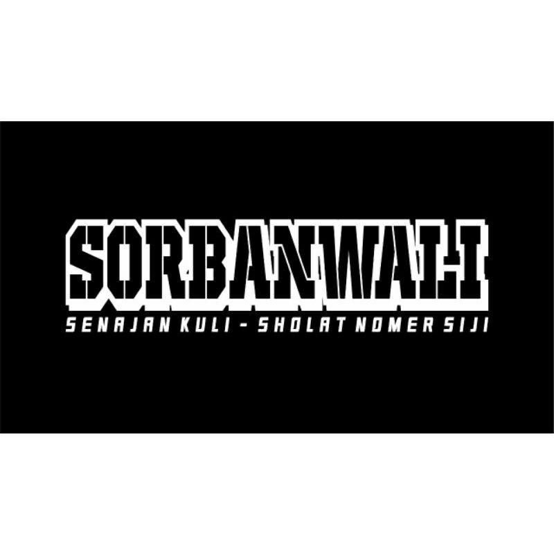 stiker Sorban Wali,, stiker Sorban Wali buat kaca Mobil,motor