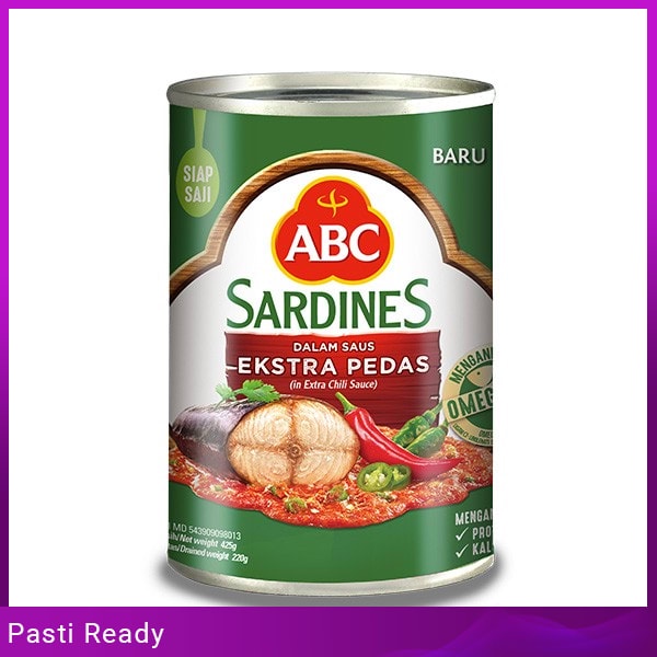 

ABC Sardines Extra Hot 425 Gr