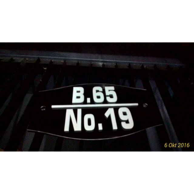 No.Rumah Akrilik
