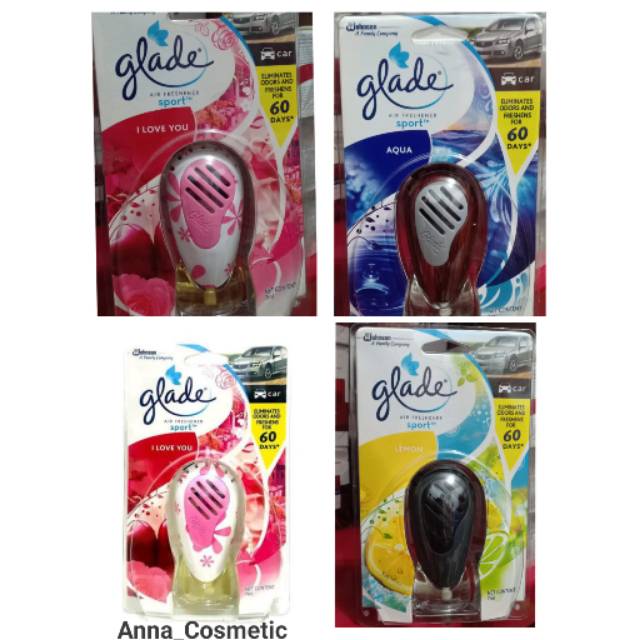 Glade Sport Car Air Freshener 60 Days*