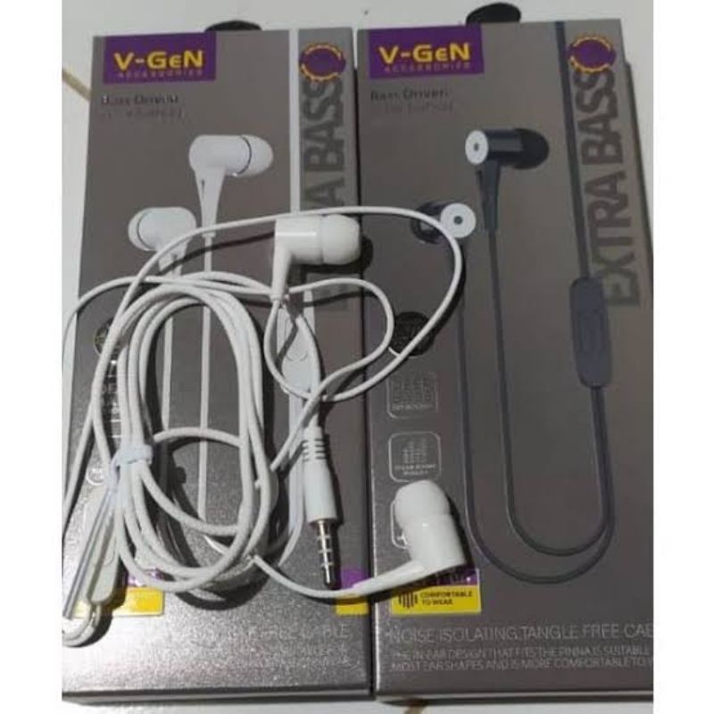 [VGEN VP-06] HEADSET EXTRA BASS EARPHONE WIRED BASS STEREO ORIGINAL VGEN