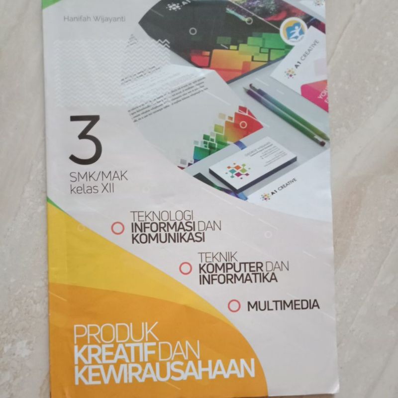 LKS produk kreatif dan kewirausahaan kelas XII 12 SMK/MAK semester 1&2 | multimedia
