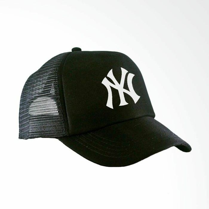 TOPi Trucker Jaring Hat Cap distro NY NEW YORK YANKEES polos custom indonesia pria wanita unisex ker