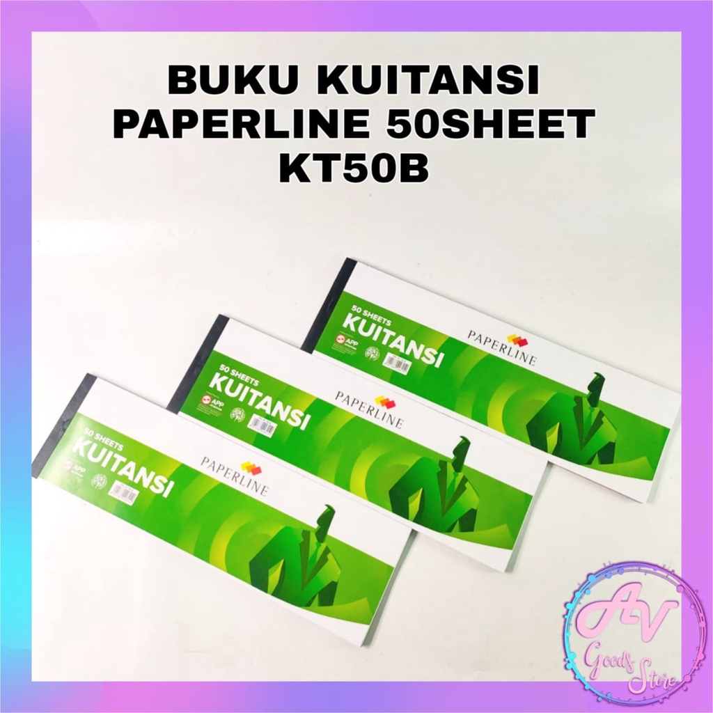 

Kwitansi / Buku Kuitansi / Buku Kwitansi Paperline BESAR KT50B 50lembar