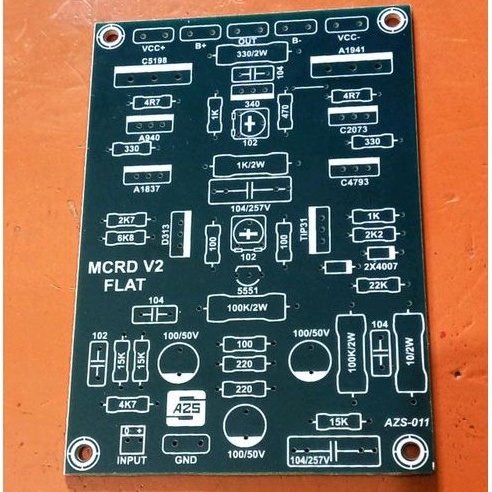 PCB Driver MCRD V2 Flat New Pertinak Fix Testing by AZS