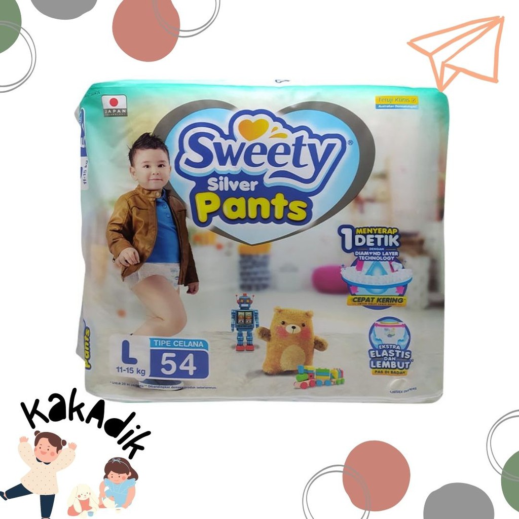 Popok Sweety Silver Pants L-54