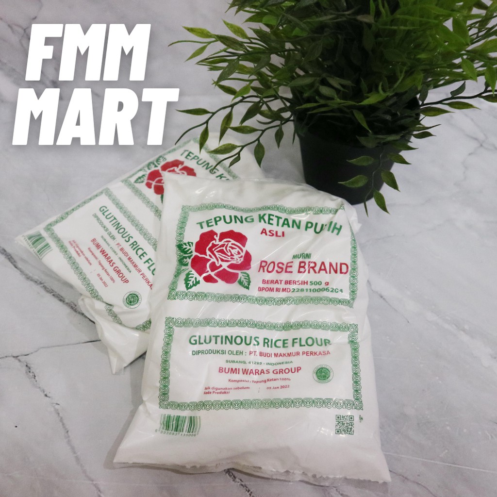 

Tepung Ketan Putih Rose Brand