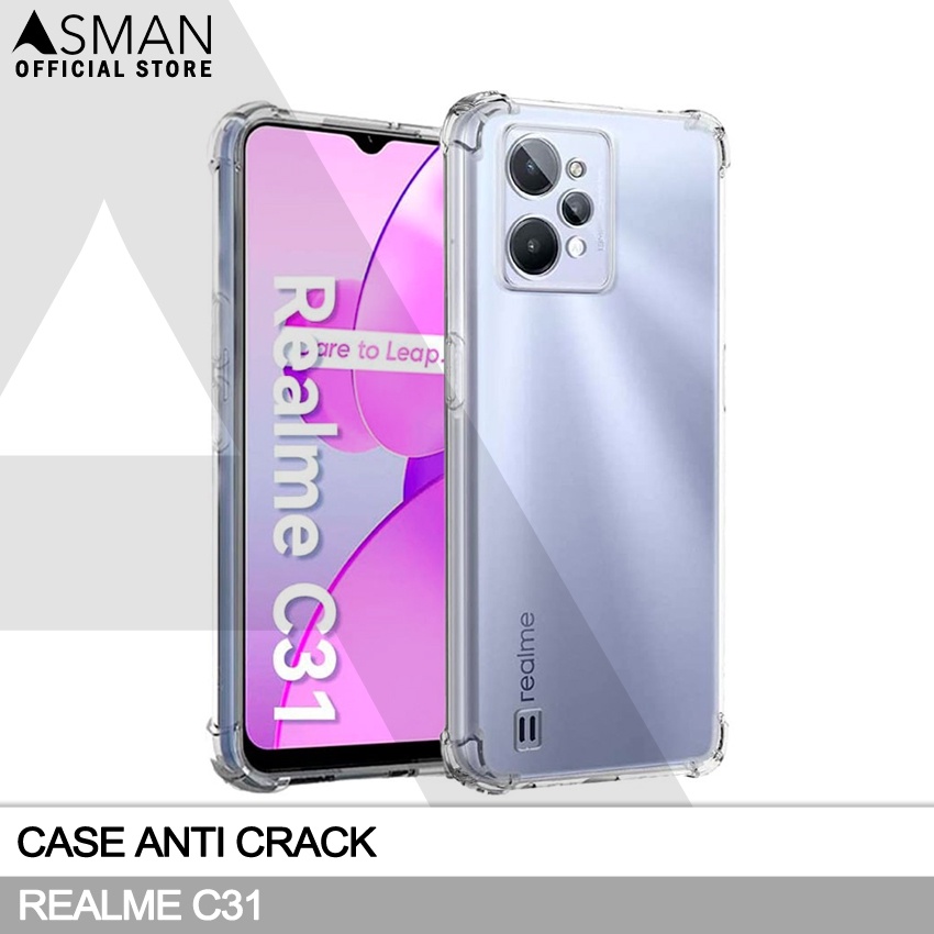 Anti Crack Realme C31 (6.5&quot;) | Soft Case Anti Bentur - Clear