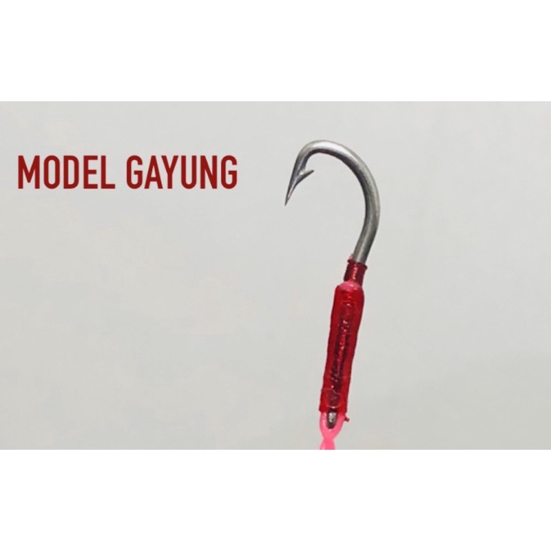 urek belut model gayung bahan baja putih pancing belut