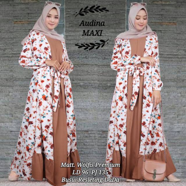 UNION11 - GAMIS WANITA / AUDINA MAXI HIJABER