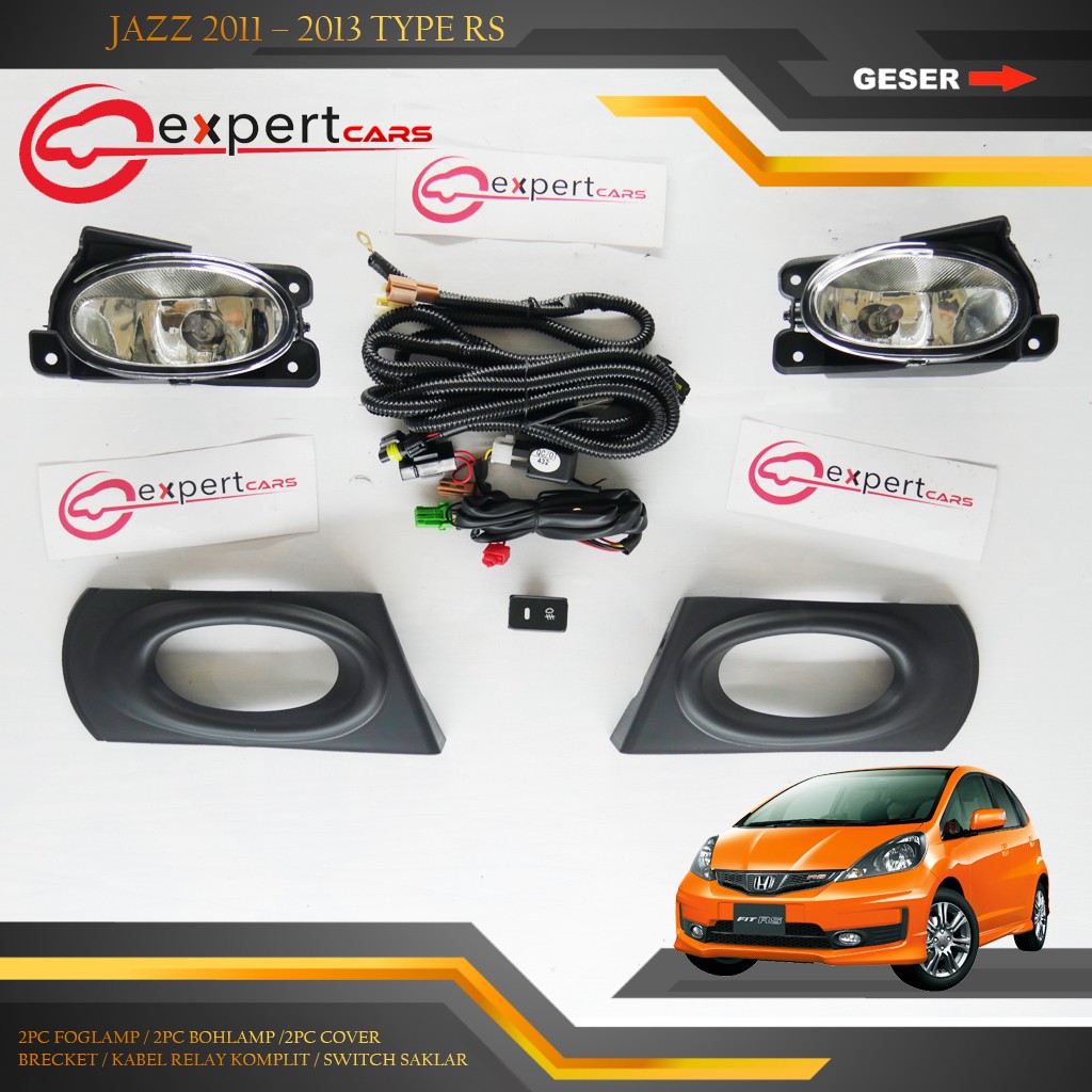 Jual FOGLAMP LAMPU KABUT HONDA JAZZ 2011 2012 2013 TIPE TYPE RS