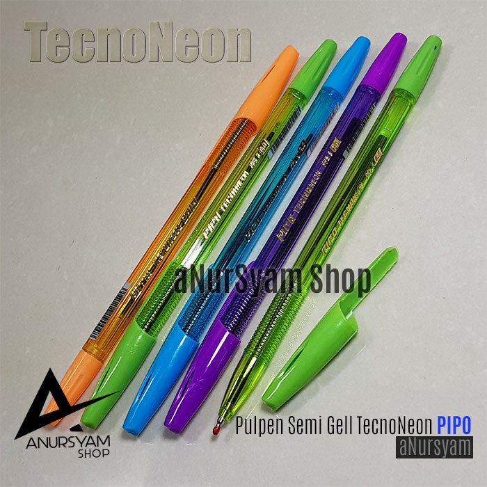 

Pulpen Tecno Neon PIPO PPS8 0.5mm