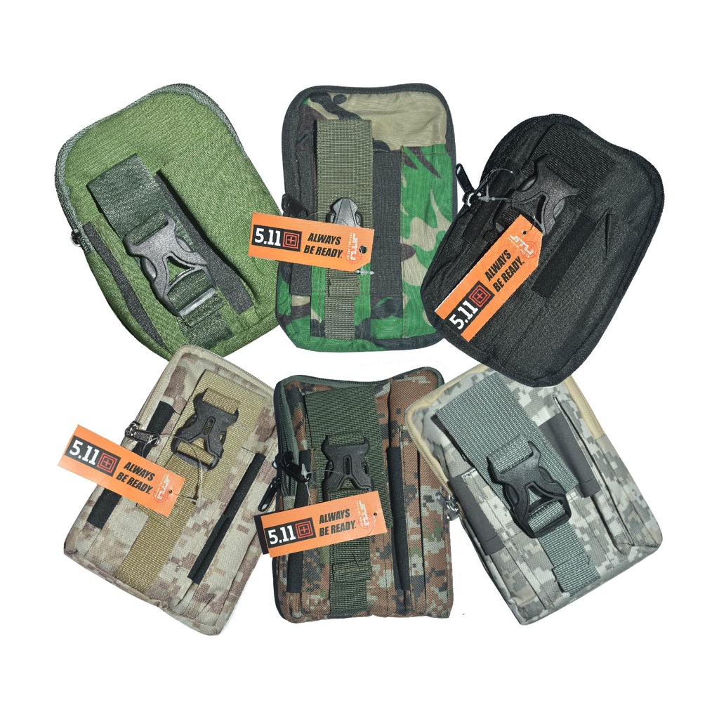 TERLARIS Tempat HP Double Sleting 511 | Tas HP Tactical Double Sleting 511 | Tas HP Pria Army 511 | Bisa COD Bahan Premium