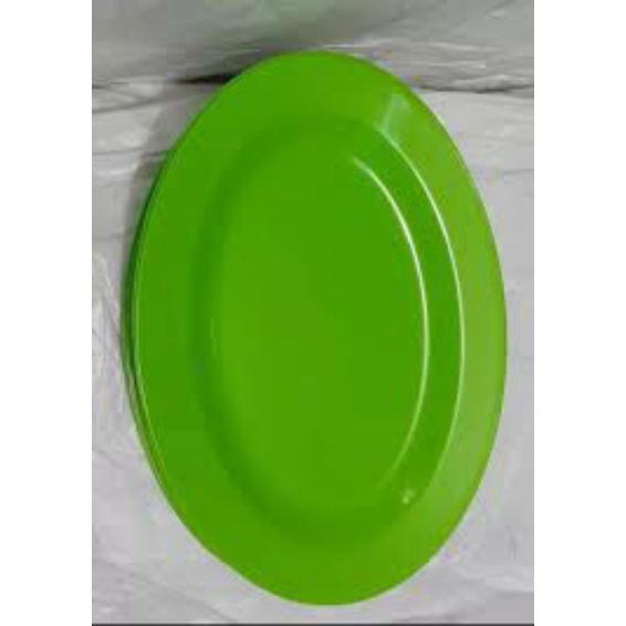 PIRING OVAL MELAMIN 1 PCS 10 INCH/PIRING SAJI/PIRING MELAMINE