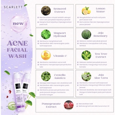 SCARLETT  Facial Wash