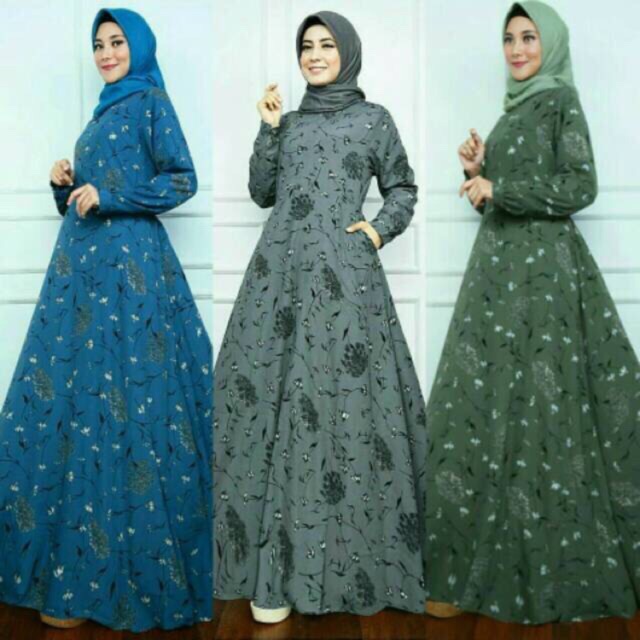 Gamis monalisa murah meriah / gamis premium wolfis / gamis wolfis premium bagus