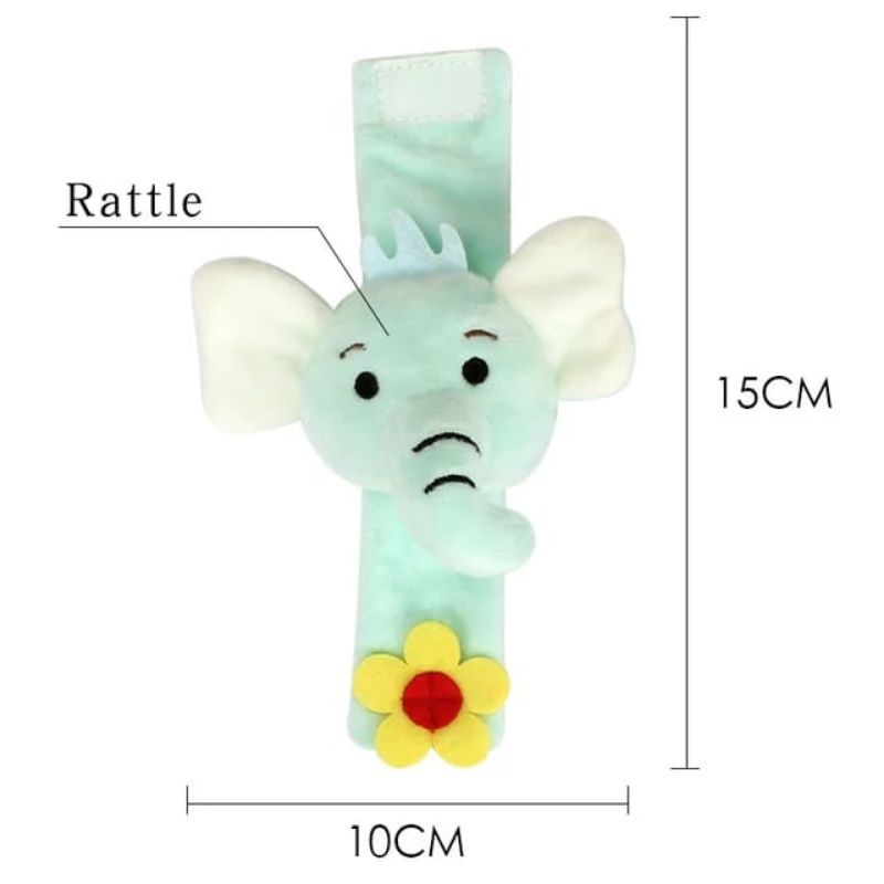 Gelang rattle bayi boneka / mainan gelang bayi kerincing