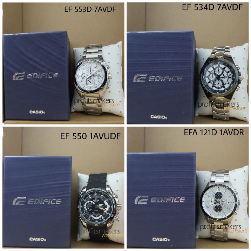 [SALE!!] ORIGINAL Edifice EF 524SG 1AVDF / EFR 528D 1VUDF / ERA 100D 19VUDF / EF 557D 7AVDF Casio