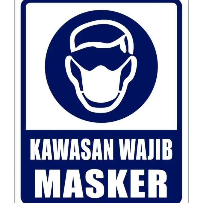 

Stiker KAWASAN WAJIB MASKER.20X25 sign Rambu K3 SAFETY 88-arfanjaya08 dijamin