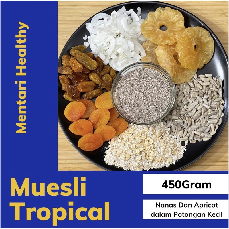 NATURAL MUESLI TROPICAL 450Gram