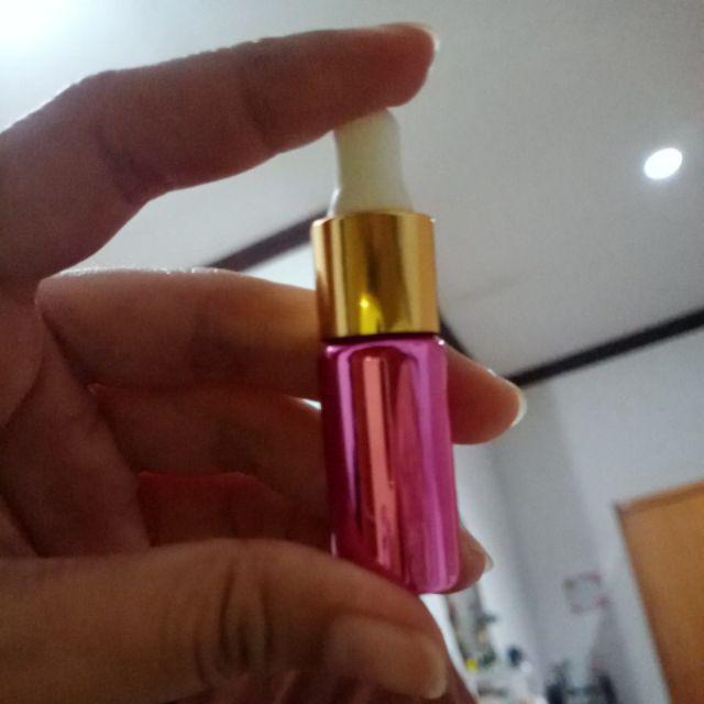 Botol Pipet Kaca Metalik 5ml - Bottle Dropper Accessories Essential Oil