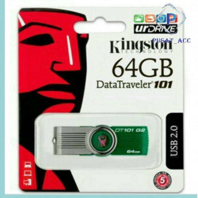 Flashdiak Kingston 64GB Original 99%