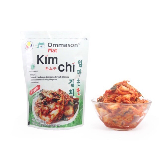 Makanan Khas Korea Kimchi Ommason Halal  MUI Kemasan  320 