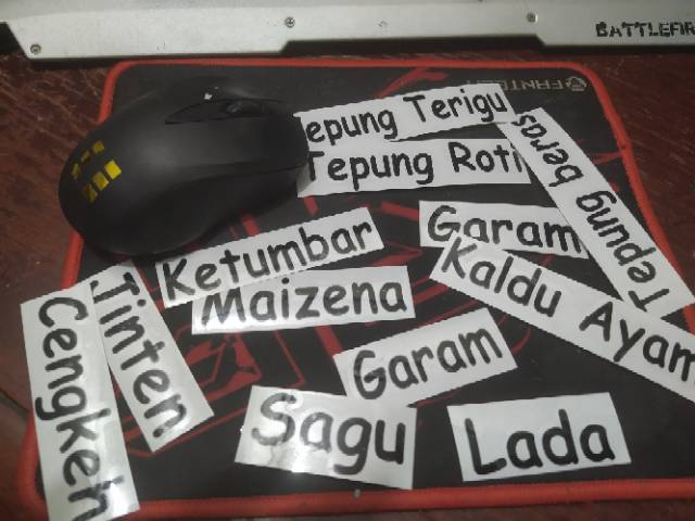 stiker nama bumbu dapur bumbu masak pantry untuk toples gelas botol minum custom