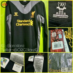 Jersey Original Warrior Liverpool FC Away 2012 2013 LS Youth Terlaris