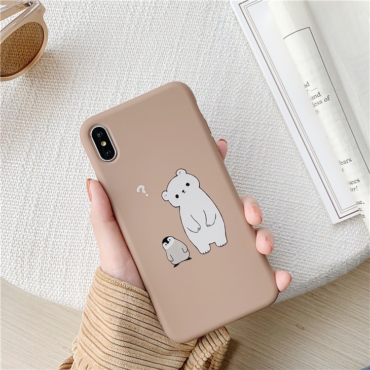 Pinguin Softcase Printing oppo a71 f1s f1plus f9 a83 f11pro f7 f5 redmi 5a j6plus m20 y91 y71 y81 v9