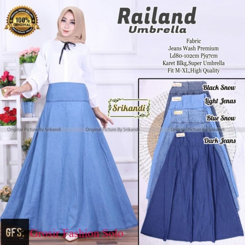 RAILAND UMBRELLA | Rok Jeans by Srikandi