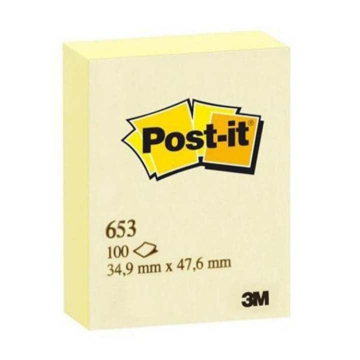 

Kertas Memo Sticky Notes 3M Post It 653 (Satuan)