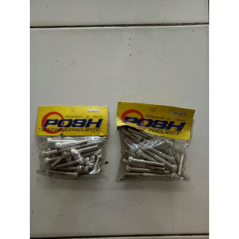 baut block mesin motor jupiter z / satria fu