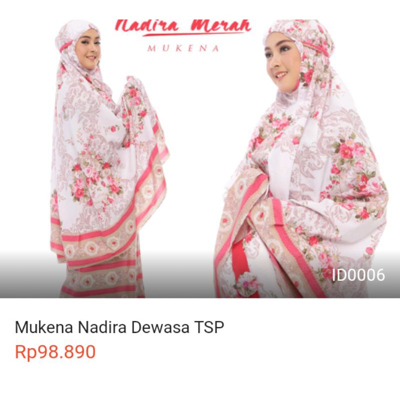 mukena nadira dewasa