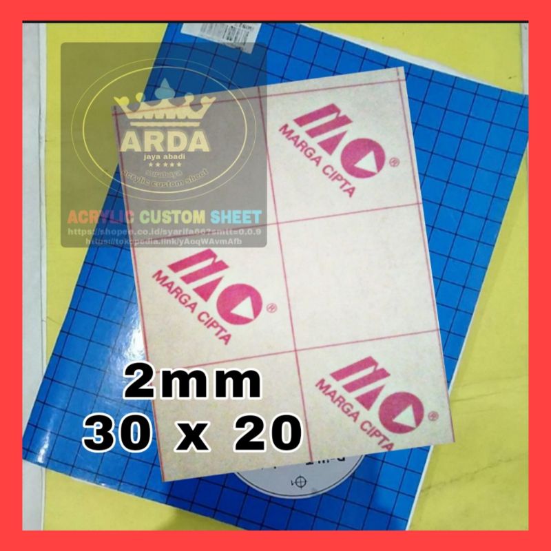 

Akrilik 2mm bening 20 x 30 acrylic sheet 20 x 30 marga cipta