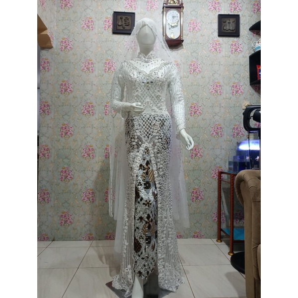 KEBAYA PENGANTIN AKHAD FULL PAYET