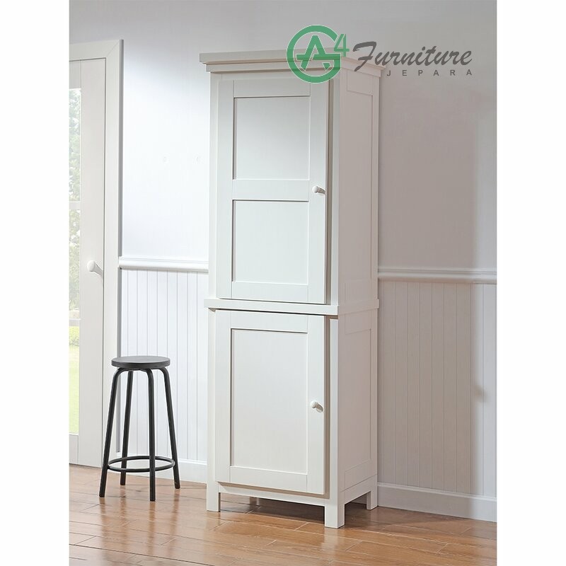 Lemari Dapur Sederhana Archer - Kayu Mahoni