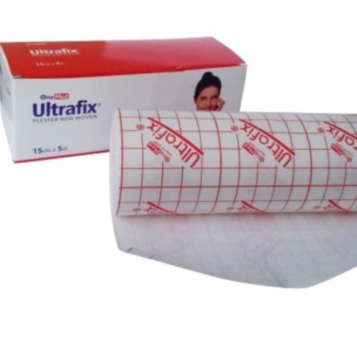 Ultrafix 15 cm x 5 m One Med. Ultra fix 15cm x 5m OneMed. Ultrafix 15x5. Plester Penutup Luka O Med