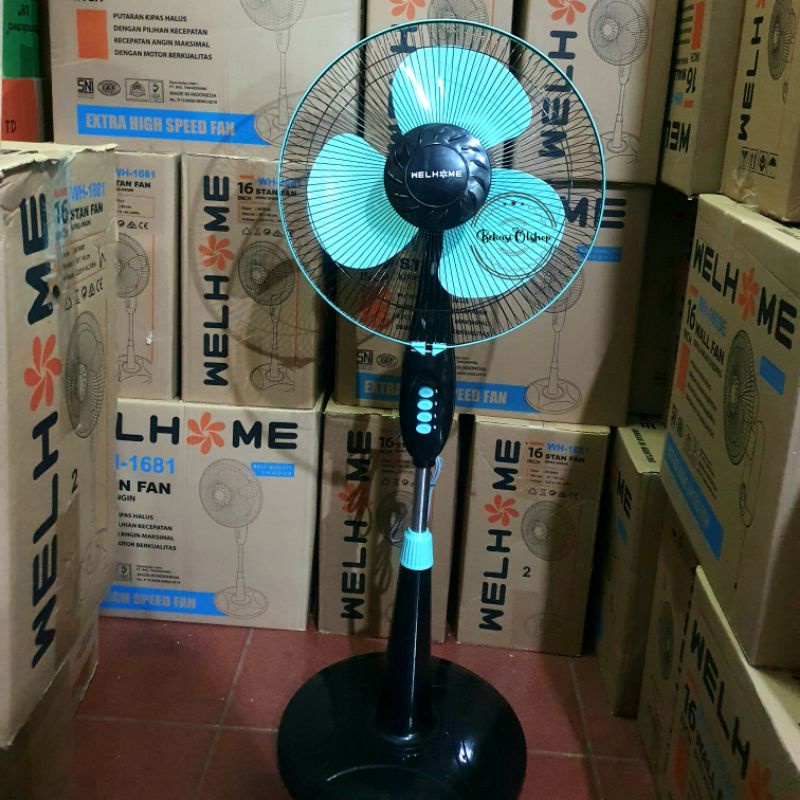 KIPAS ANGIN BERDIRI 16 INCH / STANDFAN 16 INCH WELLHOME 1681