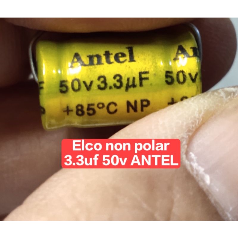 Elco 3.3uf 50v 3.3uf/50v ANTEL