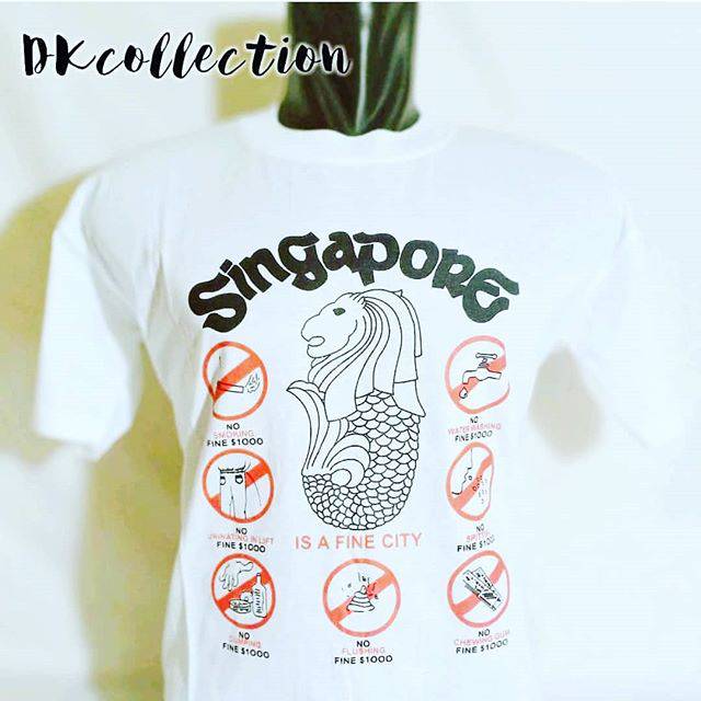 Kaos singapore oleh oleh Singapore kaos Singapura souvenir singapura