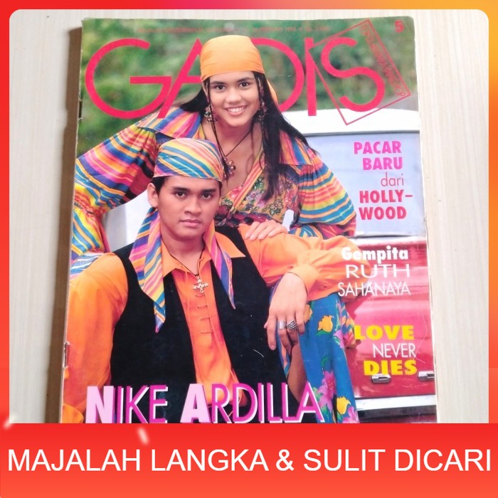 Majalah GADIS No.5 Feb 1993 IZABEL & JERRY (RARE ITEM) + NIKE ARDILLA Langka