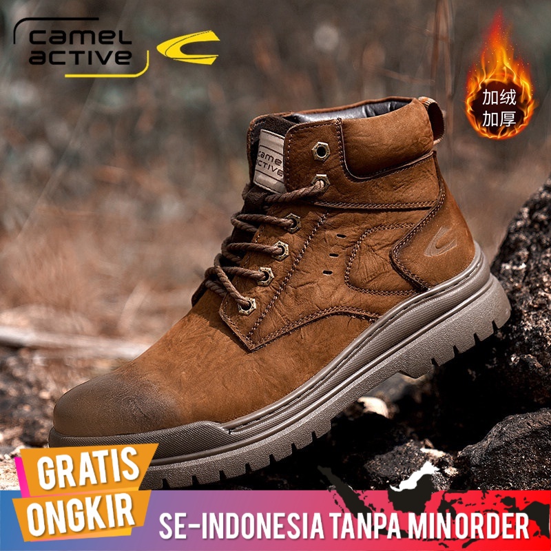 Sepatu Pria Import Boots Casual Camel Active Original Chelsea Sepatu Bot Musim Dingin Retro Sepatu T