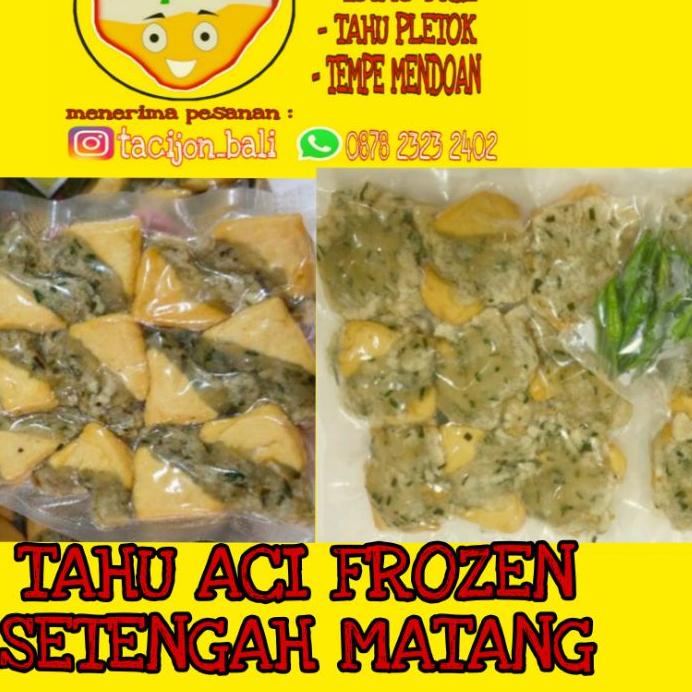 

2.2 Brands Festival TACIJON (TAHU ACI KHAS TEGAL JON ) FROZEN /Porsi | Flash | COD | TERBARU | TERMURAH