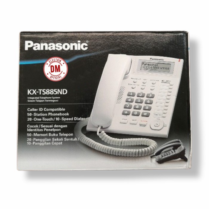 Pesawat Telepon Panasonic KX-TS885ND Telepon Kantor Rumah Ori